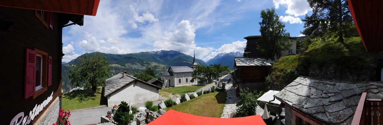 Hotel Alpenblick Zeneggen Exterior photo